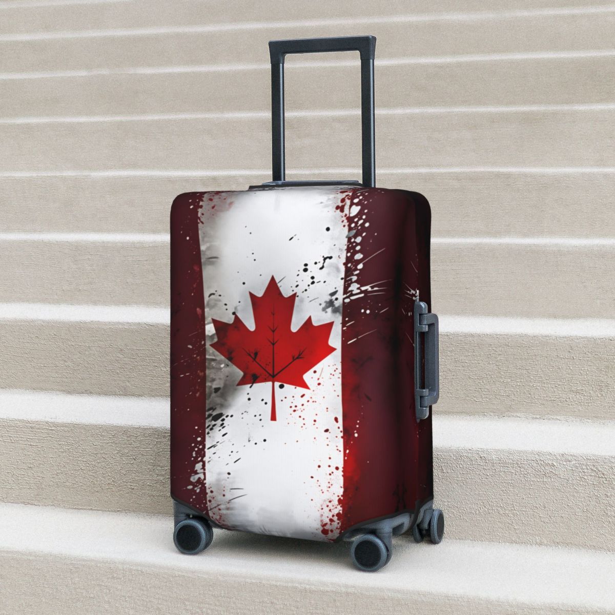 Travel Accessories Canada - Винтажный чехол для чемодана с изображением