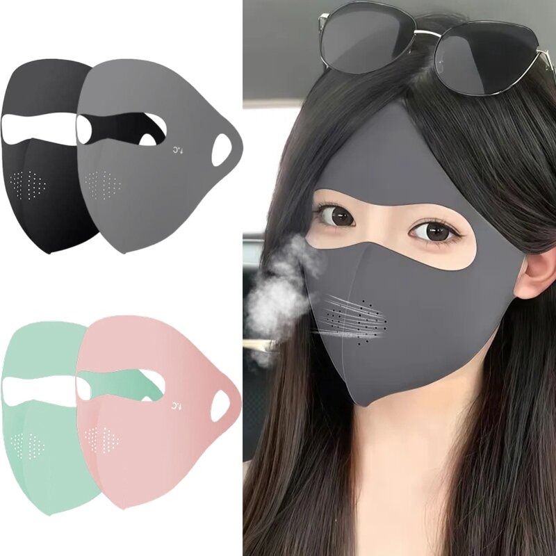 Travel Accessories New - Новая полнолицевая УФ-маска для лица, многоразовая,