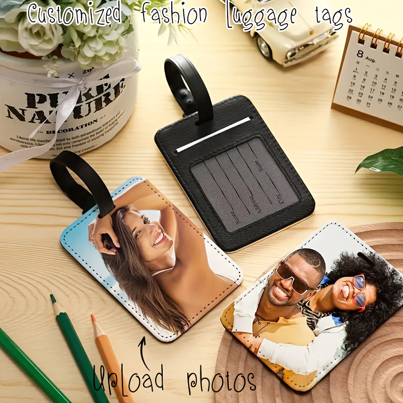 Travel Accessories Meaning - Персонализированные кожаные бирки для багажа с