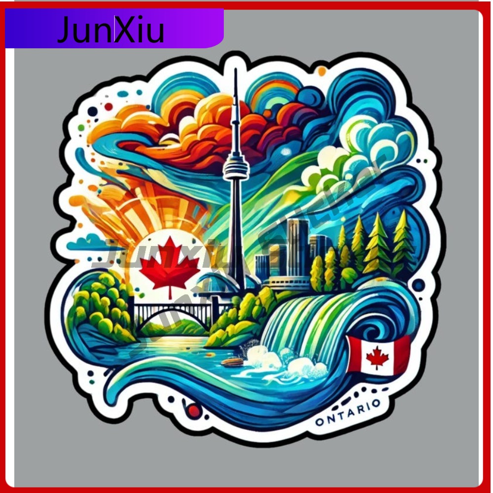 Travel Accessories Canada - Ontario Canada дорожная наклейка, устойчивые к