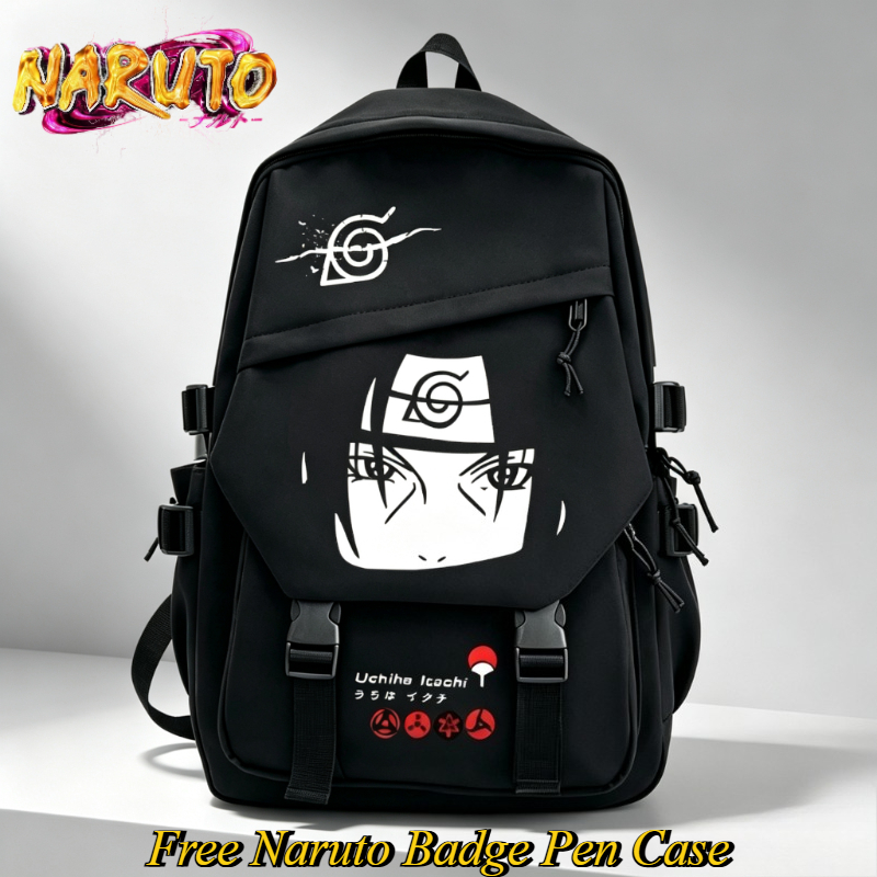 Travel Accessories Kit Bag - Рюкзак NARUTO с мультяшным принтом, двухмерный,