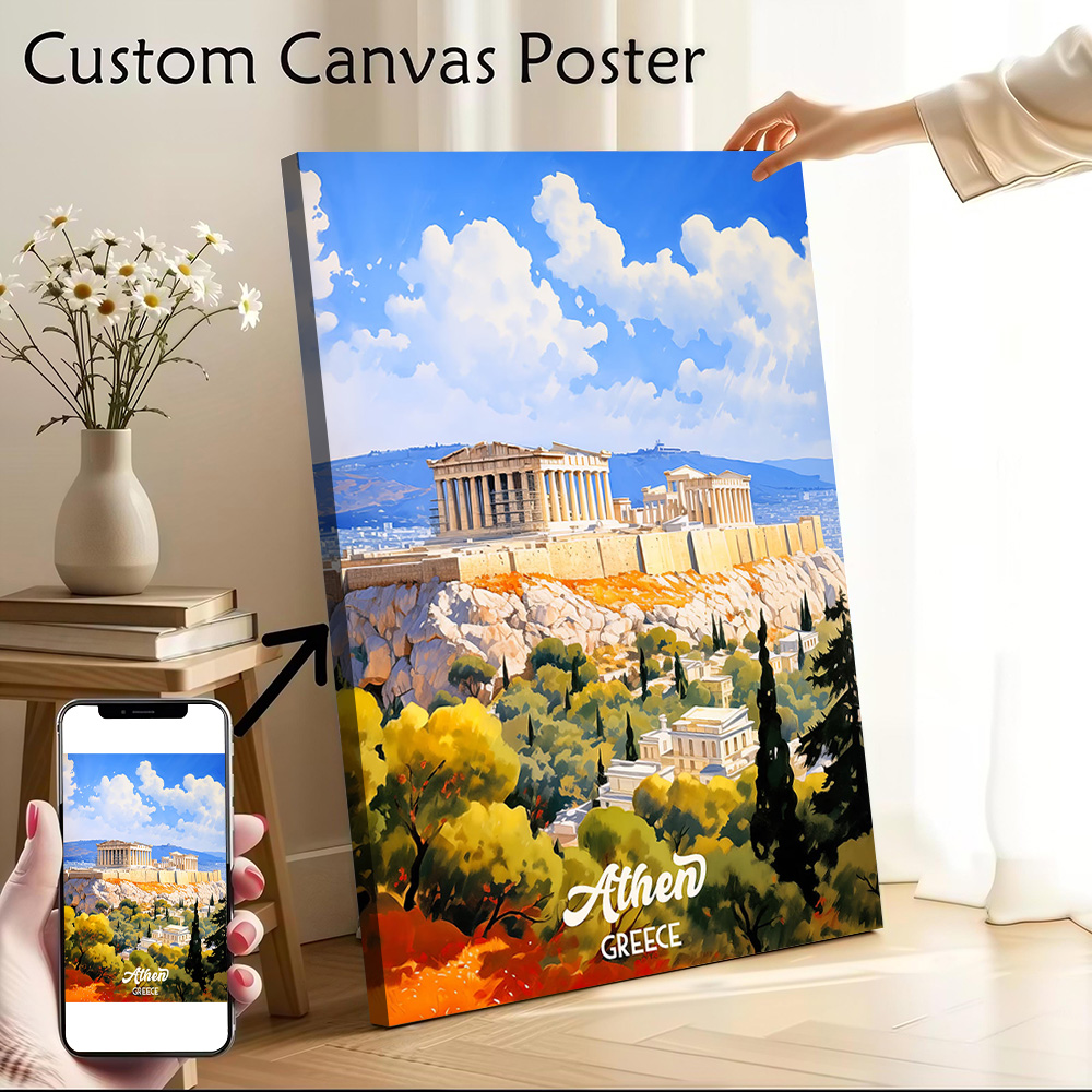 Постер на холсте с изображение – обзор и цена Travel Accessories Greece
