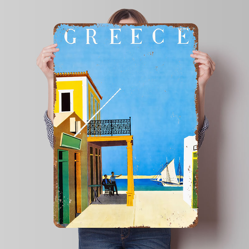 Металлический постер «Путешест – обзор и цена Travel Accessories Greece